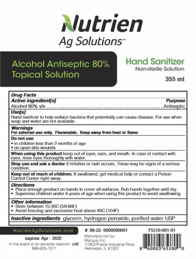 355 mL Label (Nutrienagsolutions 355 mL Label)